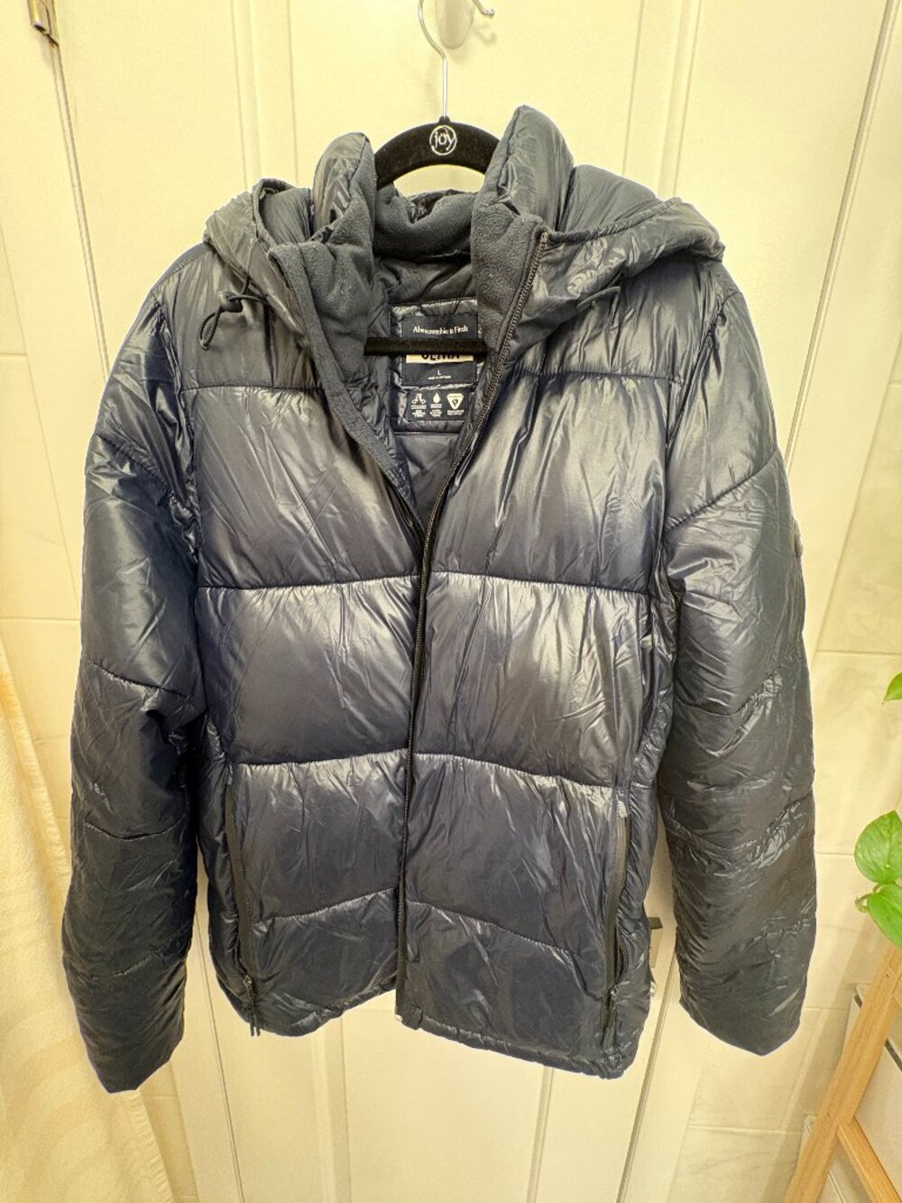 Abercrombie & Fitch Ultra Primaloft Puffer Jacket Navy L